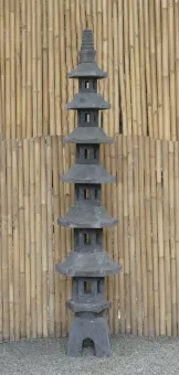 Pagoda Hexagon 6 stages, 250cm High. Roof is 50cm width 